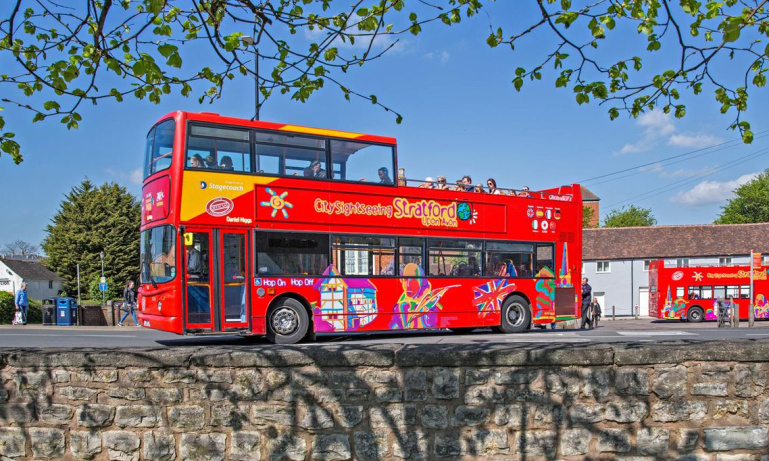 stratford open top bus tours